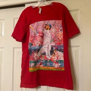 Men’s Bella + Canvas Philadelphia Phillies Bryce Harper Canvas style tshirt- L